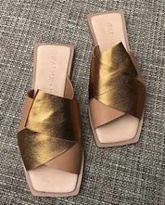 Flat Origami Gold - Couro