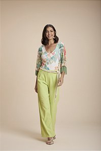 Calça em viscolinho