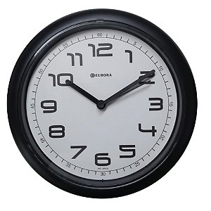 Relógio de Parede Eurora 651700 Preto
