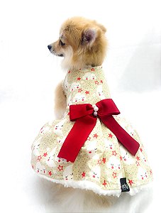 VESTIDO PARA CACHORRO GLAMOUR NUVEM