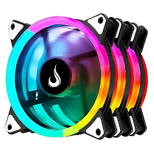 Water Cooler Rise Mode Gamer Black, RGB, 240mm, Preto - RM-WCB-02-RGB