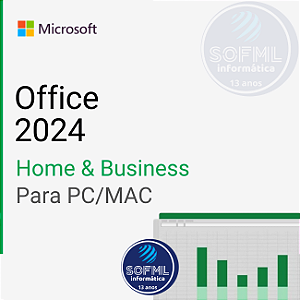 Microsoft Office 2024 Home & Business 32/64Bits ESD - Para PC / MAC. Permanente EP2-06608