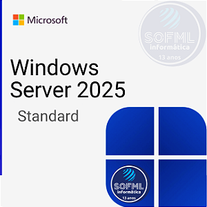 Licença Windows Server 2025 Standard 64Bits 16 CORE