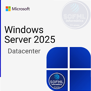 Licença Windows Server 2025 Datacenter 64Bits 16 Core