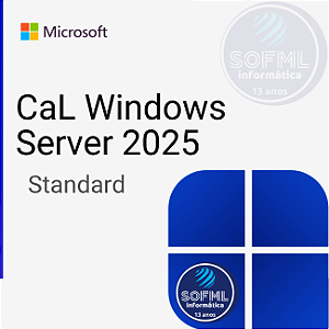 Pacote 05 CAL RDS/TS Acesso Remoto CAL Windows Server 2025 User/device - EP2-25279