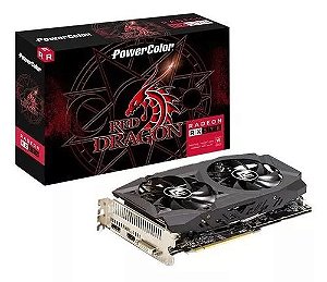 Placa de vídeo AMD PowerColor Radeon RX 500 Series RX 590 AXRX 590 8GBD5-DHD 8GB