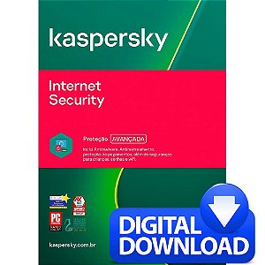 Kaspersky Internet Security Multidispositivos 1 PC/MAC - 1 Ano - Digital para Download