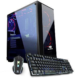 Computador Gamer DL Rush, Intel Core i3-7100, 8GB, 1TB, GeForce GT 1050 2GB, + Windows 10 Full 64BIT - GS254PAZ