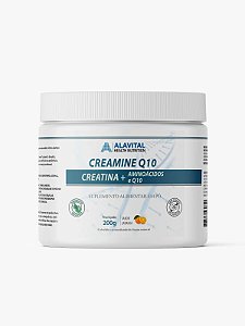CREAMINE Q10 - 200G SABOR LARANJA - ALAVITAL