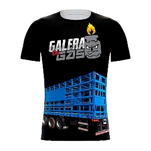 Camiseta Caminhoneiro Galera Do Gás Manga Curta