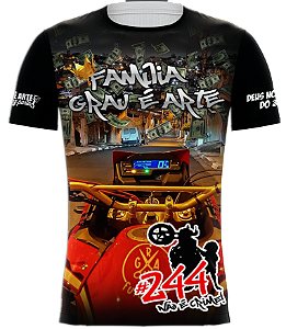 Camiseta moto homenagem a grau 244