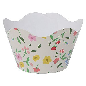 Floral Vintage - Saia Cupcake (10 und)