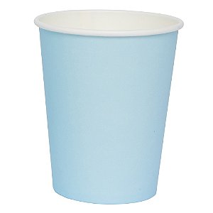 Copo de papel  270 ml (8 und) - Azul Sereno