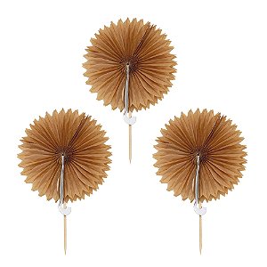 Caramelo - Mini Leque Topper