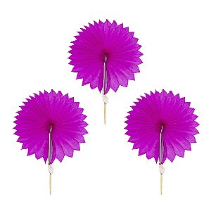 Rosa Pink - Mini Leque Topper