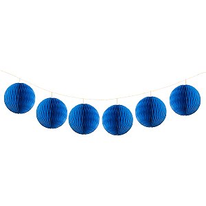 Azul Espacial - Guirlanda Mini Globo