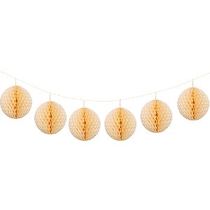 Baunilha - Guirlanda Mini Globo