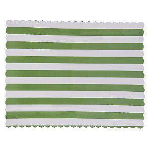 Listra Verde Oliva - Jogo Americano (5 und)