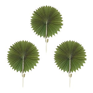 Verde Oliva - Mini Leque Topper