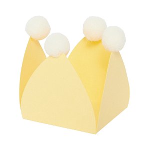 Amarelo Manteiga - Forminha de doce Pompom (20und)
