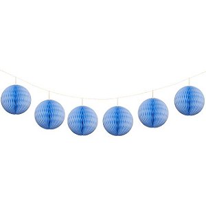 Azul Ceu - Guirlanda Mini Globo
