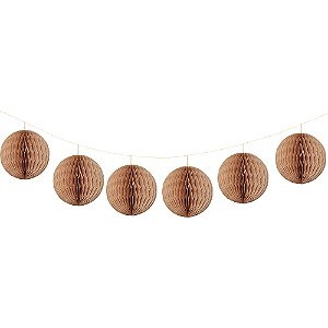 Caramelo - Guirlanda Mini Globo