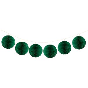 Verde Folha - Guirlanda Mini Globo