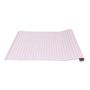 Xadrez Rosa - Papel Estampado