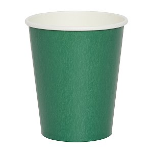 Verde Folha - Copo de papel 270 ml (10 un)