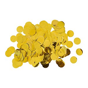 Dourado - Confete Redondo