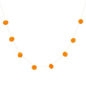 Laranja - Guirlanda Pompom