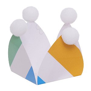 Listra Multicolorida - Forminha de doce Pompom (20und)