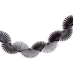 Listra Preto e Branco - Guirlanda Leque