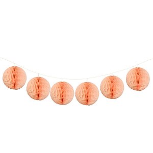Pêssego - Guirlanda Mini Globo