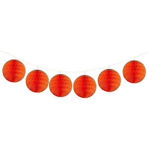 Laranja - Guirlanda Mini Globo