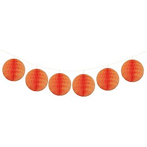 Laranja - Guirlanda Mini Globo