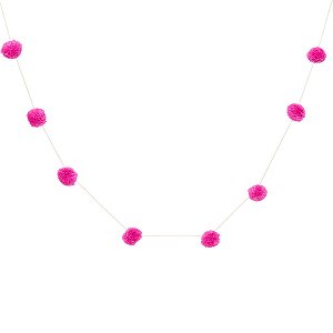 Rosa Pink - Guirlanda Pompom