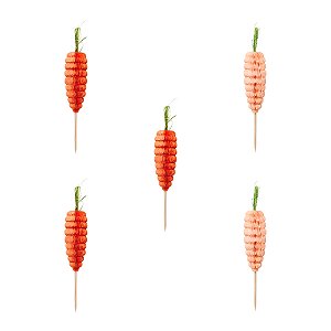 Laranja e Pessego - Topper Cenoura (5 und)