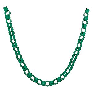 Verde Folha - Guirlanda Corrente (45 elos)