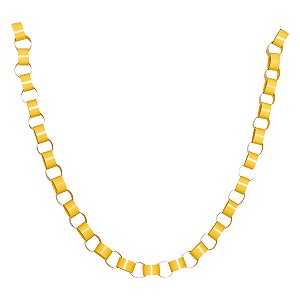 Amarelo Quindim - Guirlanda Corrente (45 elos)