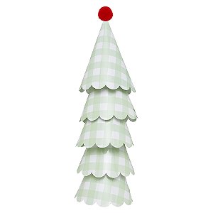Xadrez Verde Cereja - Chapeuzinho Pompom (5 und)