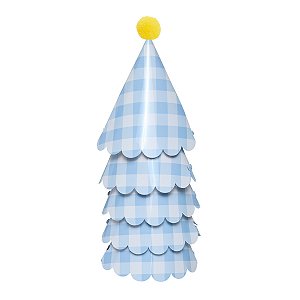 Xadrez Azul Siciliano - Chapeuzinho Pompom (5 und)