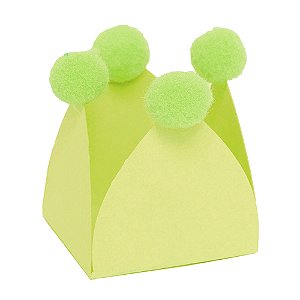 Verde Lima - Forminha de doce Pompom (20und)