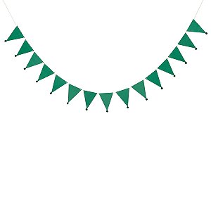 Verde Folha - Guirlanda Bandeirola