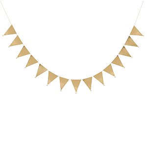 Dourado - Guirlanda Bandeirola