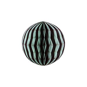 Verde Menta e Preto Listra - Globo P