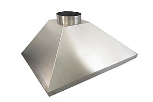 Coifa Grande Saída 9'' Inox 430