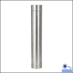 Duto Redondo 120cm Inox 304