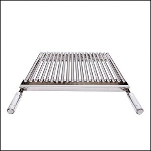Grelha Argentina Profundidade 55cm Inox 304
