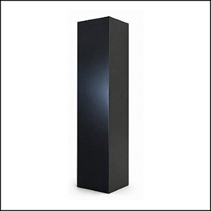 Capa Quadrada 60cm Galvanizada Preta